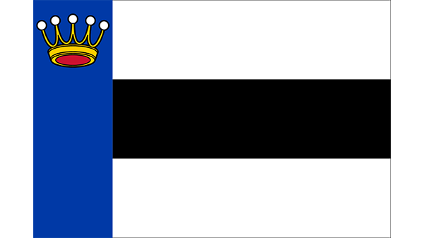 Vlag gemeente Heerenveen Vlag gemeente Heerenveen - in kleur op transparante achtergrond - 600 * 337 pixels